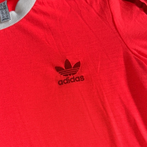 Adidas Women’s Neon Pink Short Sleeve Tee - Picture 4 of 6